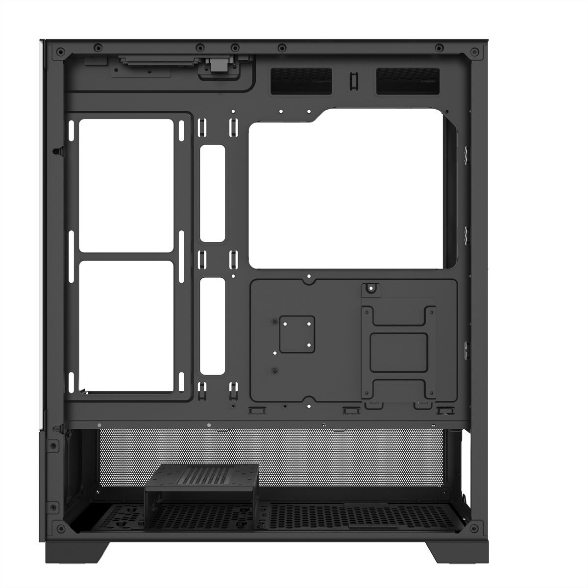 XILENCE Xilent Beam ATX PC-Gehäuse schwarz, X218.ARGB Gaming ATX PC Case