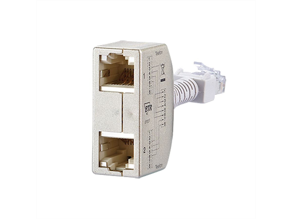 METZ CONNECT Cable Sharing Adapter pnp1, Telefon/Telefon, 2 St.