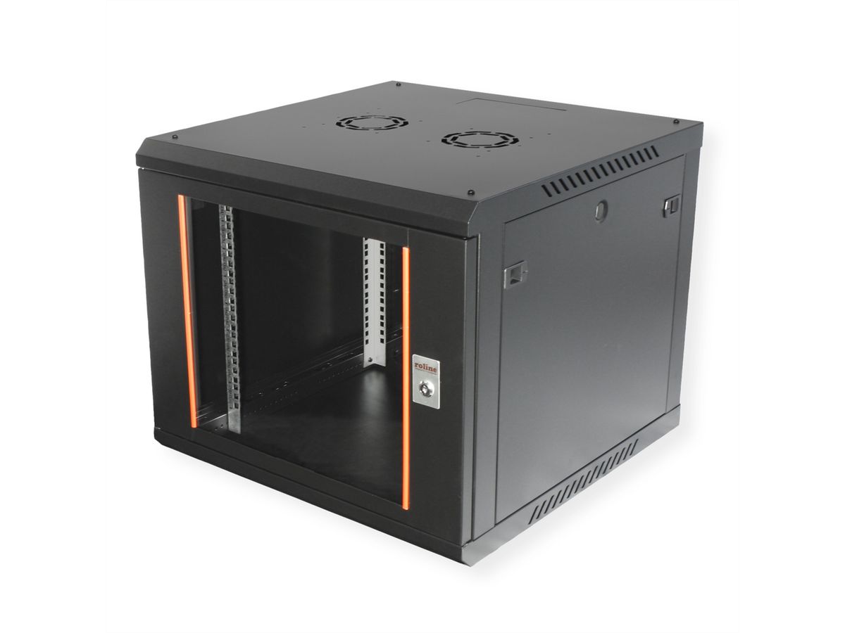 ROLINE 19-Zoll Wandgehäuse Basic Plus 9HE, 600x600 BxT schwarz