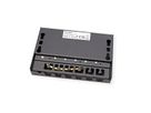 ROLINE Mini-Patchpanel, Kat.6A (Class EA), 6x RJ45, 0,5HE, geschirmt, schwarz
