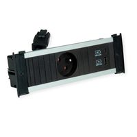BACHMANN KAPSA S 1xUTE 1xUSB A&C 22W, 0,2m GST18 France