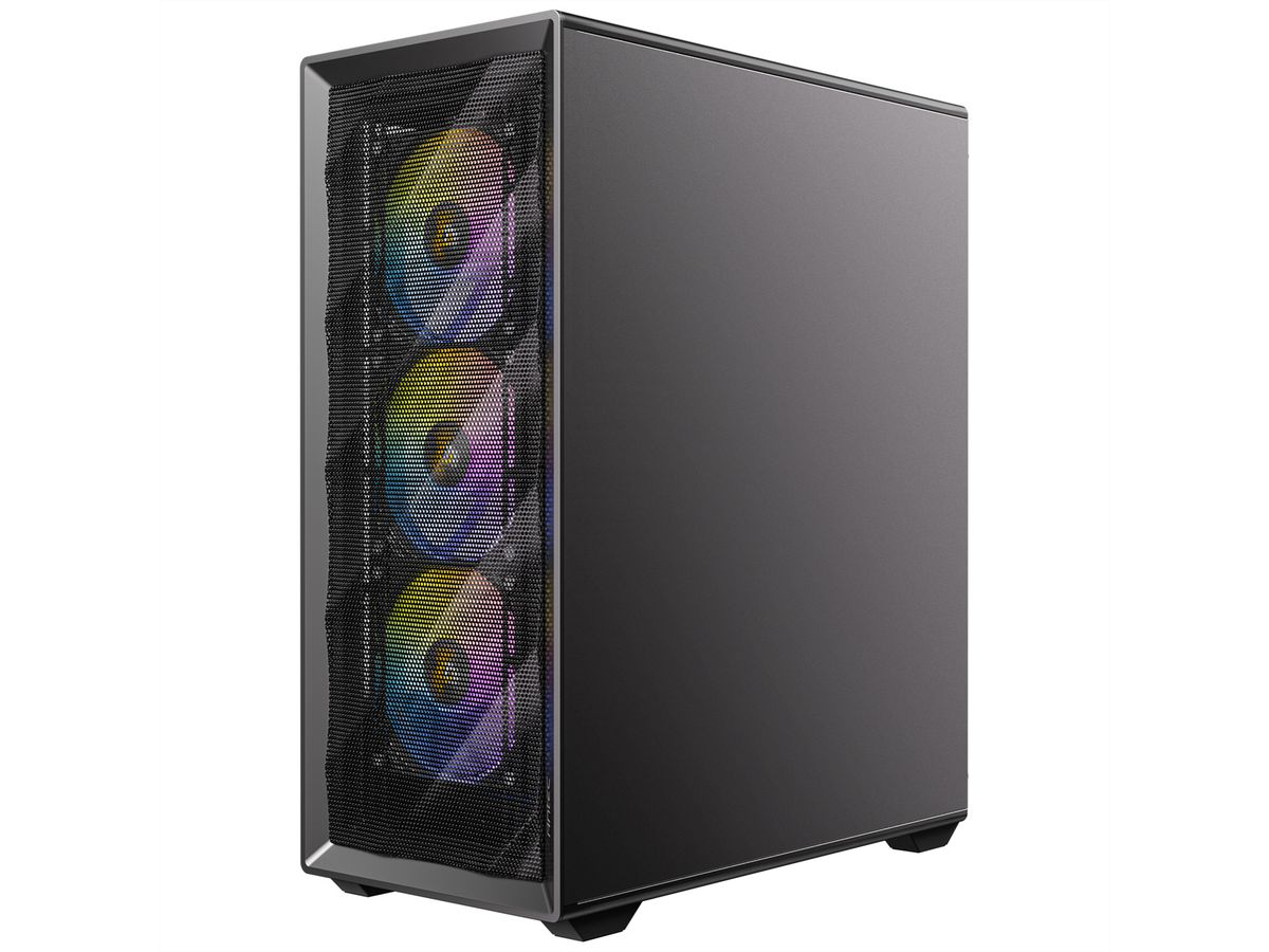 ANTEC AX85 ARGB PC Gehäuse Midi Tower Gaming ATX, schwarz