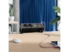 BACHMANN DESK2 2xSchutzkontakt USB A&C, USB Charger 22W 0,2m GST18 Schwarz