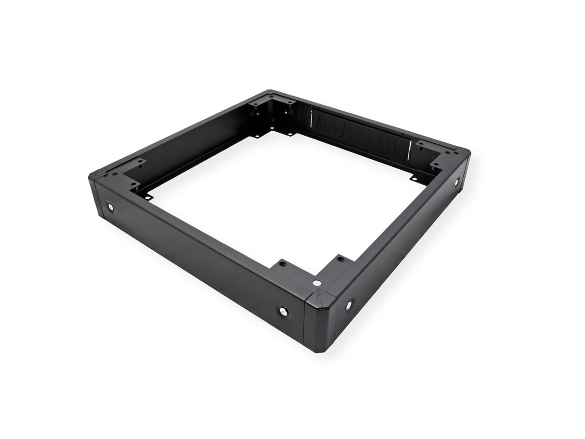 ROLINE Sockel für Netzwerkschrank, 600x600 BxT, schwarz