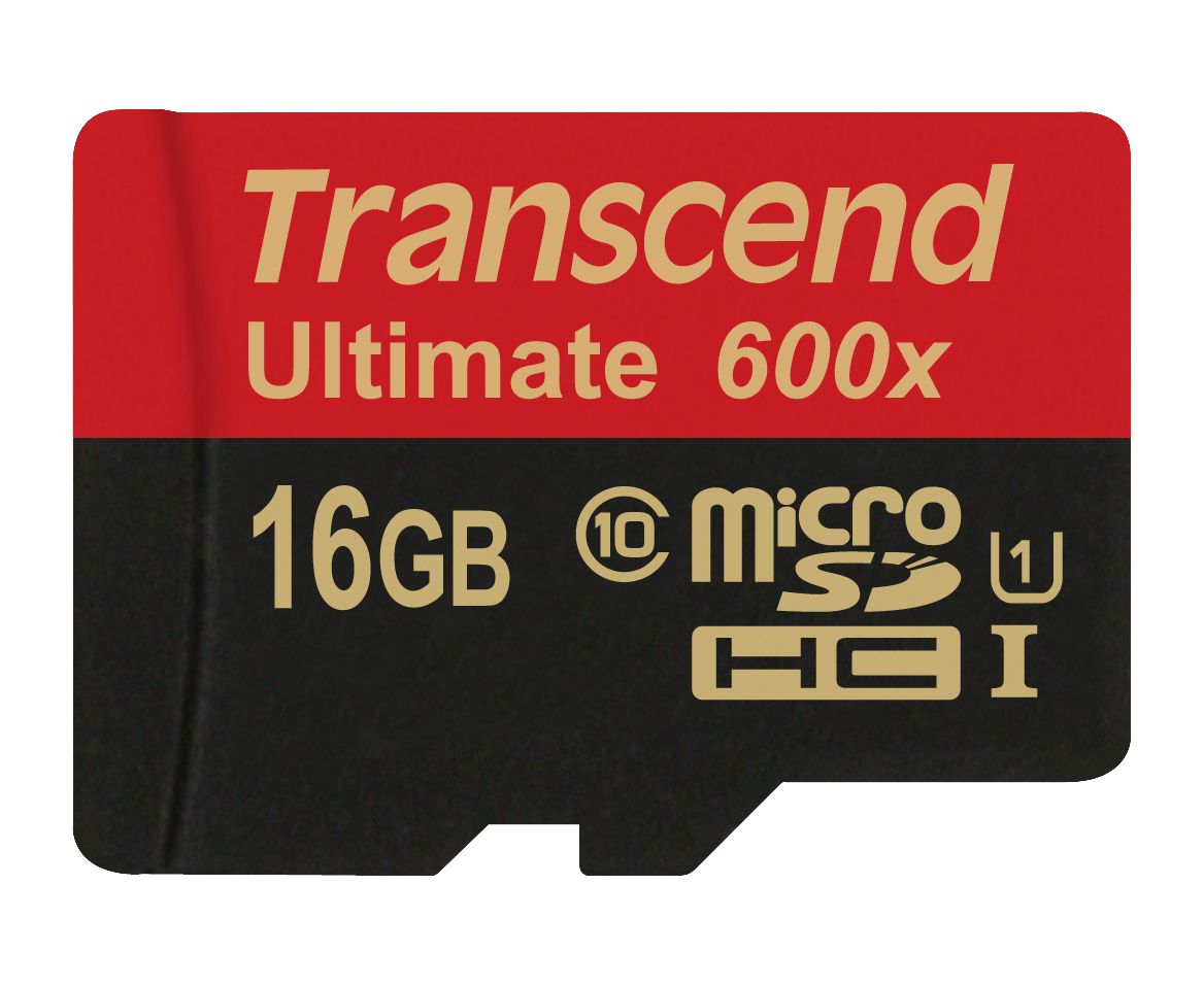 Transcend 16GB microSDHC Class 10 UHS-I (Ultimate) Speicherkarte MLC Klasse 10