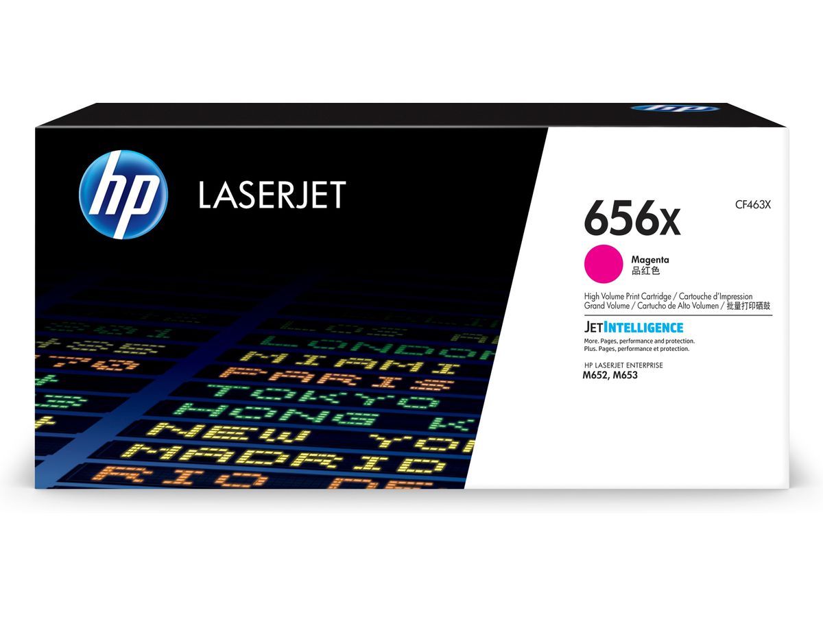 HP 656X Magenta Original LaserJet Tonerkartusche mit hoher Reichweite