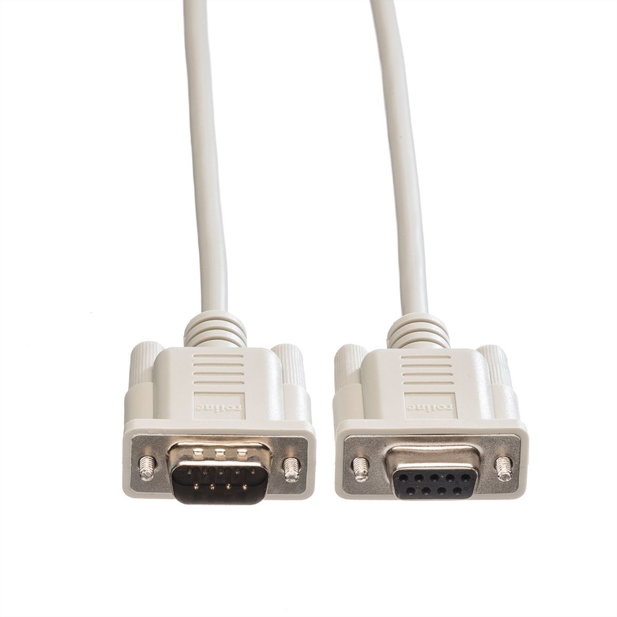 ROLINE RS232-Kabel 9pol ST-BU, 1,8 m