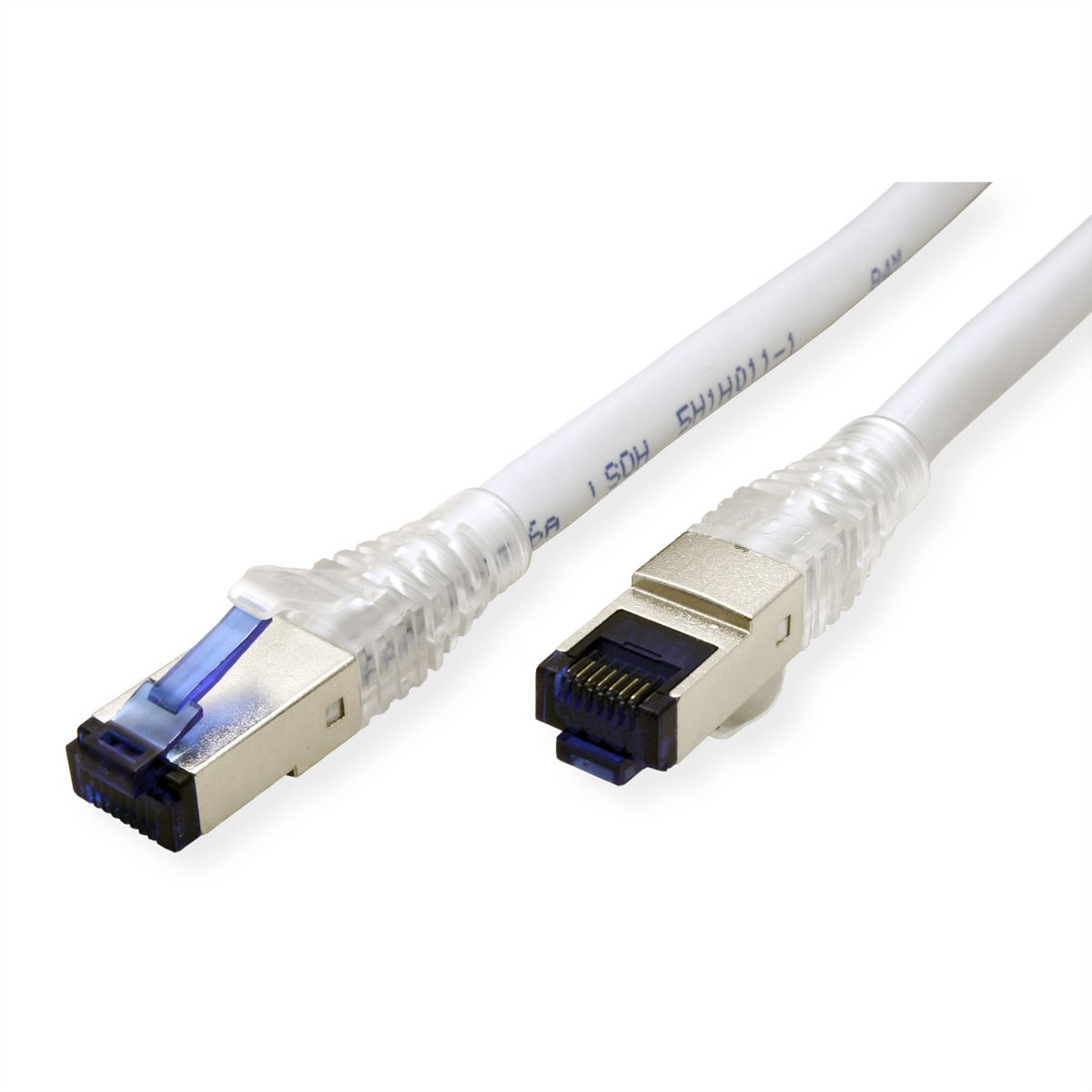 ROLINE Patchkabel Cat.6A (Class EA) S/FTP (PiMF), Massivdraht, LSOH, grau, 50 m