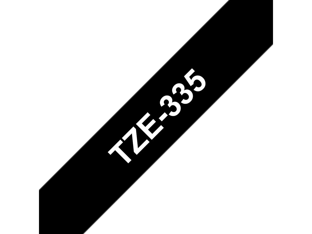 Brother TZe-335 TZ Etiketten erstellendes Band