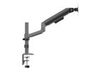 STANDARD Monitorarm zur Mastbefestigung, Mechanische Feder, 17–32 Zoll, max. 10 kg, schwarz