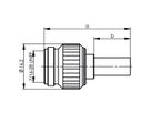 TELEGÄRTNER TNC-Crimpstecker 50 Ohm für G30 (1.5/3.8)
