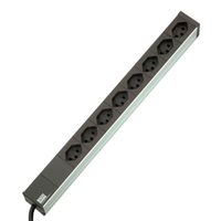BACHMANN 19" Steckdosenleiste, 8xT23 Buchsen, Schweiz (CH)