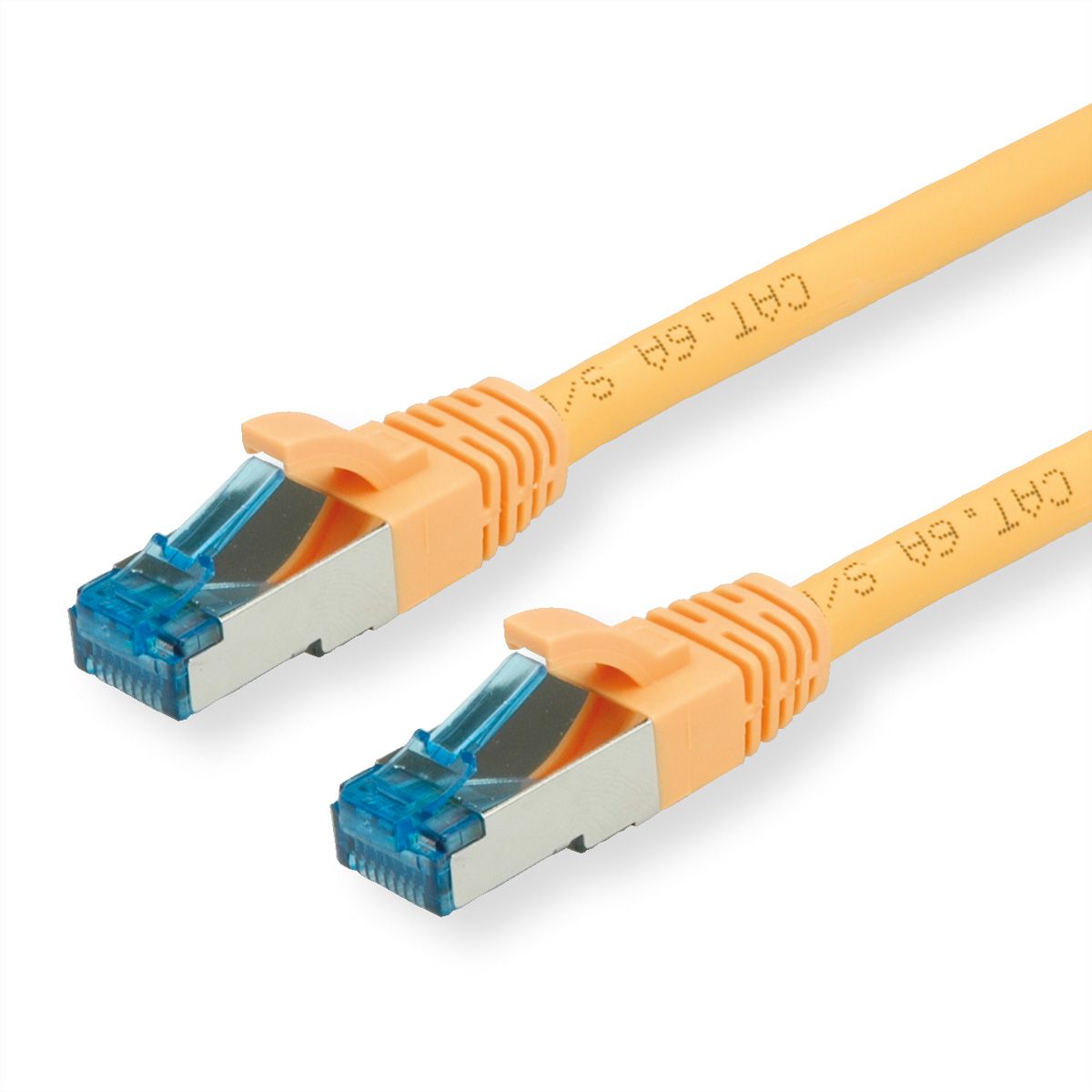 VALUE Patchkabel Cat.6A (Class EA) S/FTP (PiMF), LSOH, gelb, 0,5 m