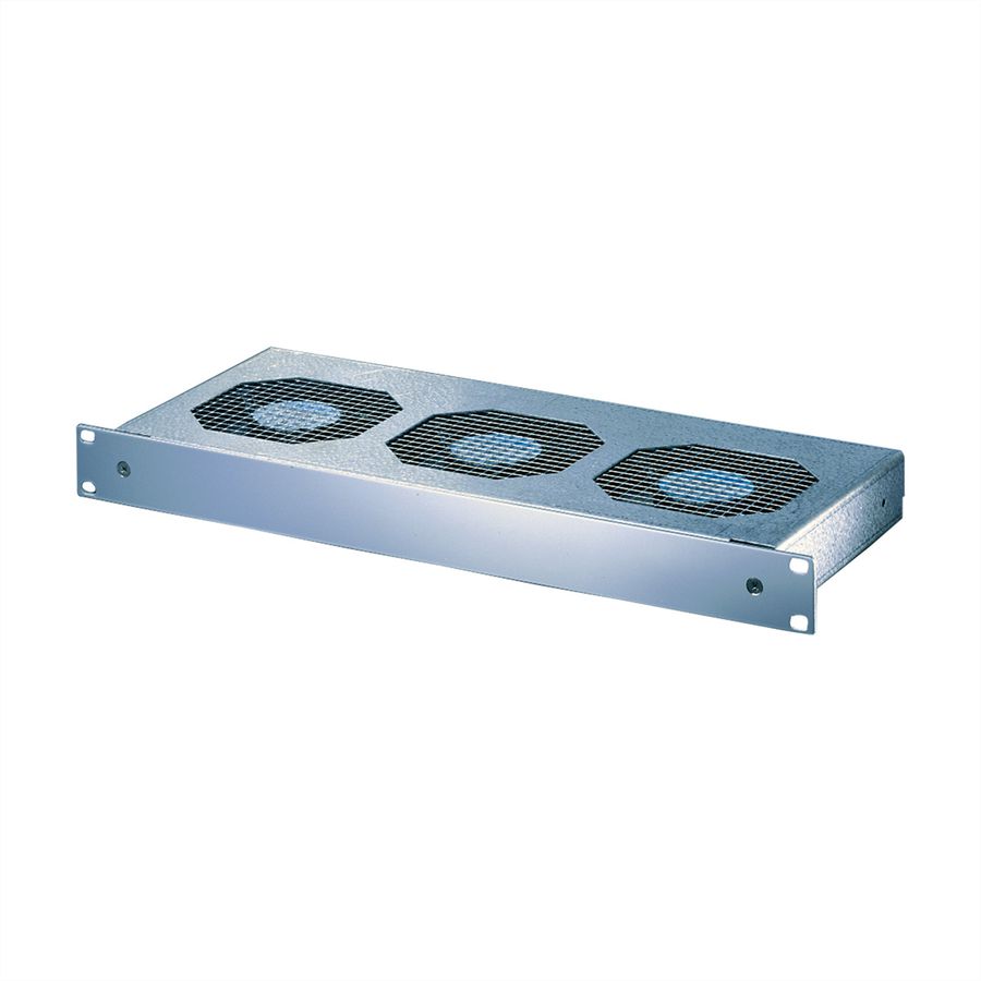 SCHROFF 19"-Umlüfter 1 HE inklusive 3 Ventilatoren