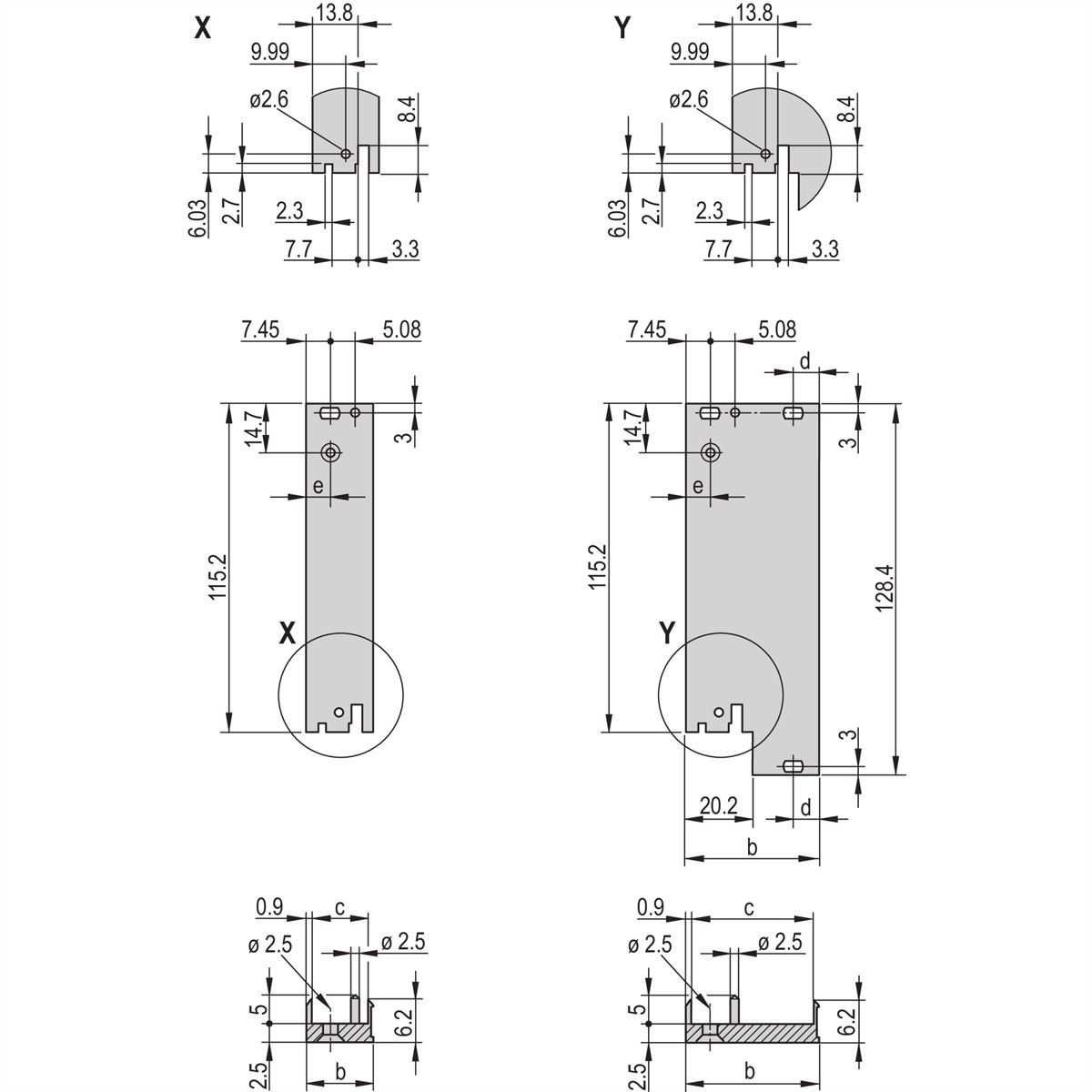 SCHROFF STECKBAUGRUPPE IET 3HE 8TE