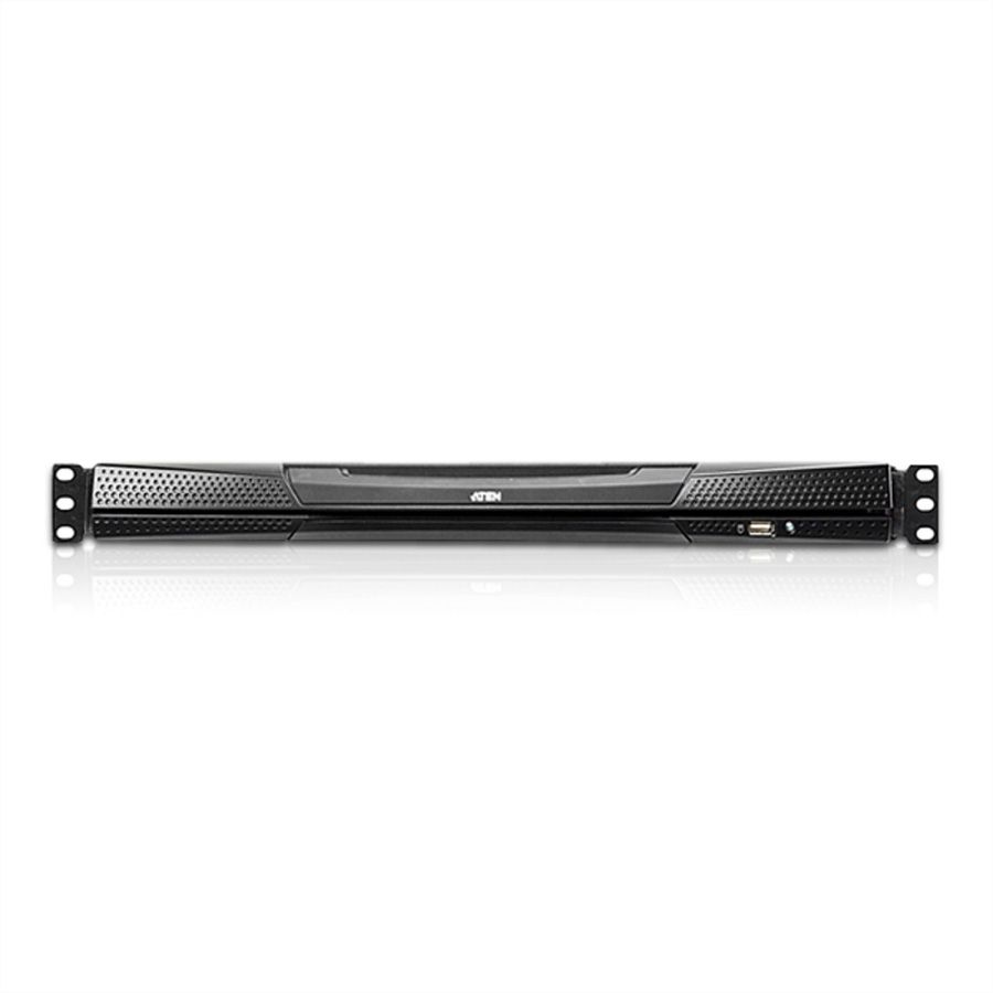 ATEN KL1516AiN KVM Over-IP Switch, 48cm TFT, VGA, PS/2-USB über Kat 5, 16 Ports, ES-Layout