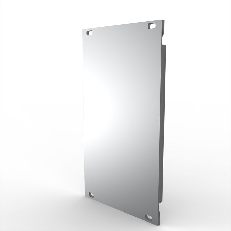 SCHROFF Frontplatten, U-Profil, schirmbar - U-FRONTPL.EMC 3HE 14TE M.PIN