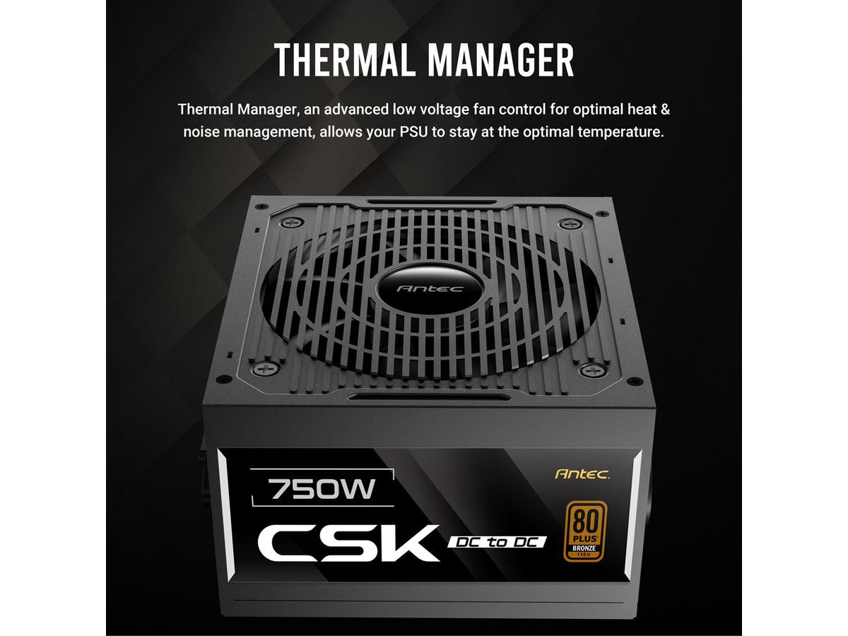 ANTEC CSK750DC EC Netzteil 750W