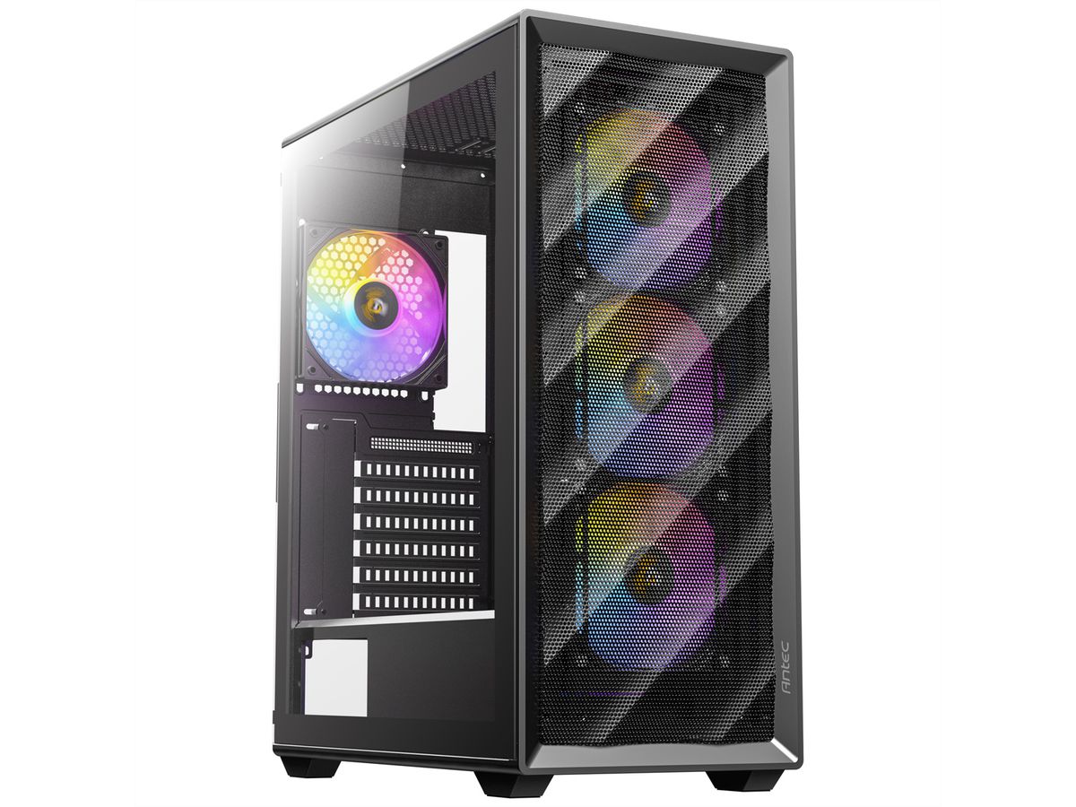 ANTEC AX85 ARGB PC Gehäuse Midi Tower Gaming ATX, schwarz