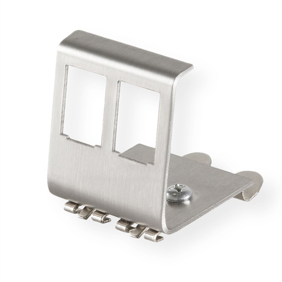 VALUE Hutschienen-Adapter unbestückt, für 2 Keystones