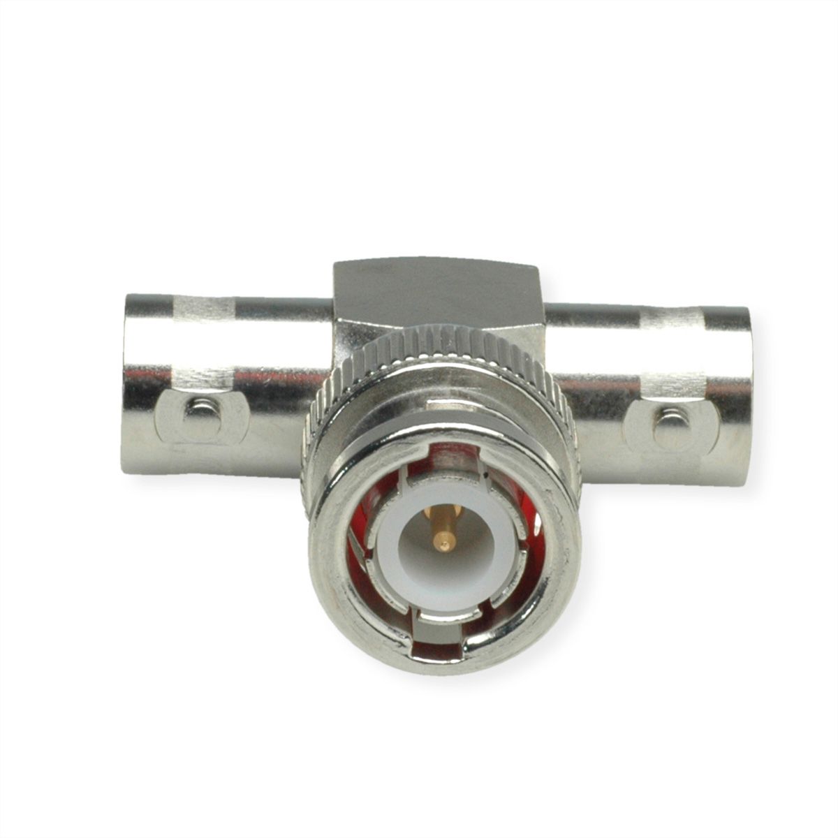 TELEGÄRTNER BNC-T-Stück 50 Ohm, Buchse / Stift / Buchse