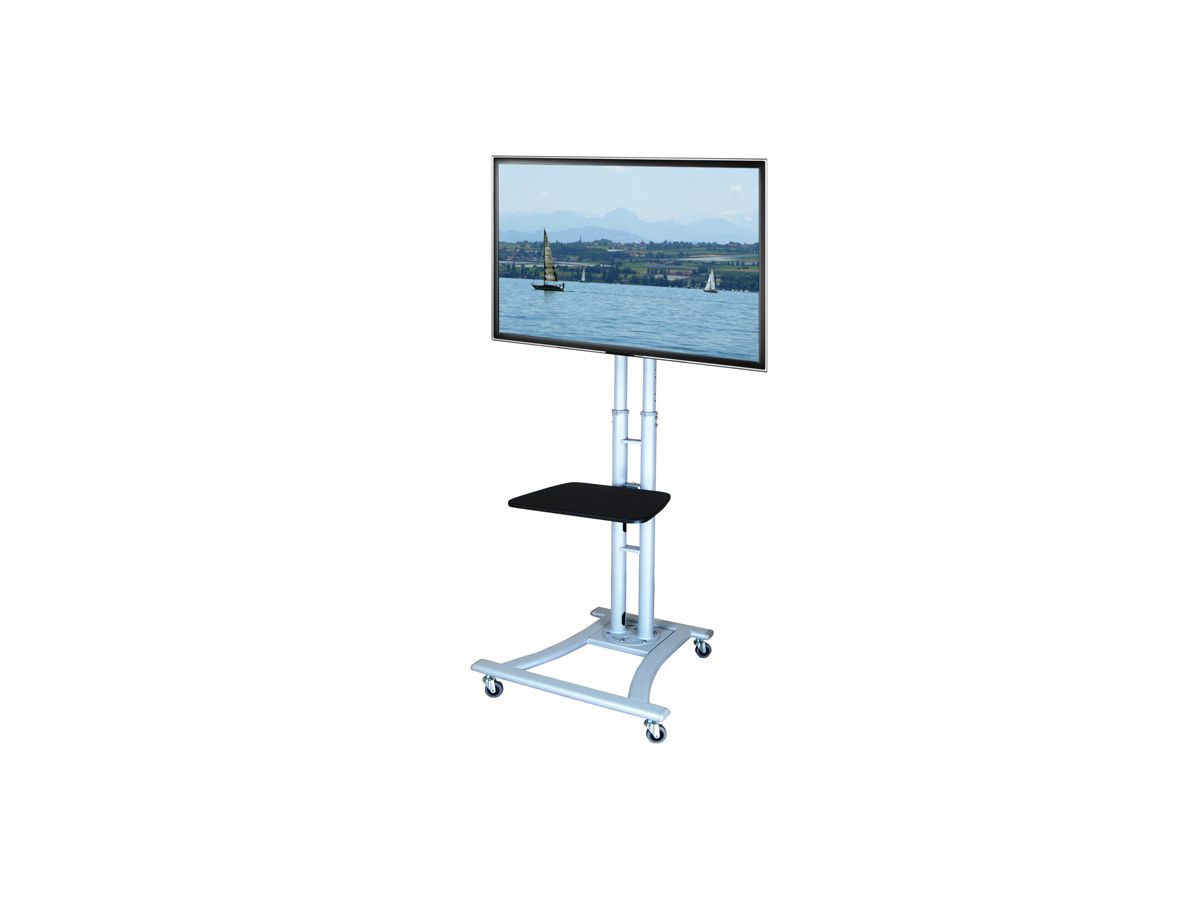 VALUE LCD-/TV-Rollständer, silbergrau, bis 50kg (27" bis 60")