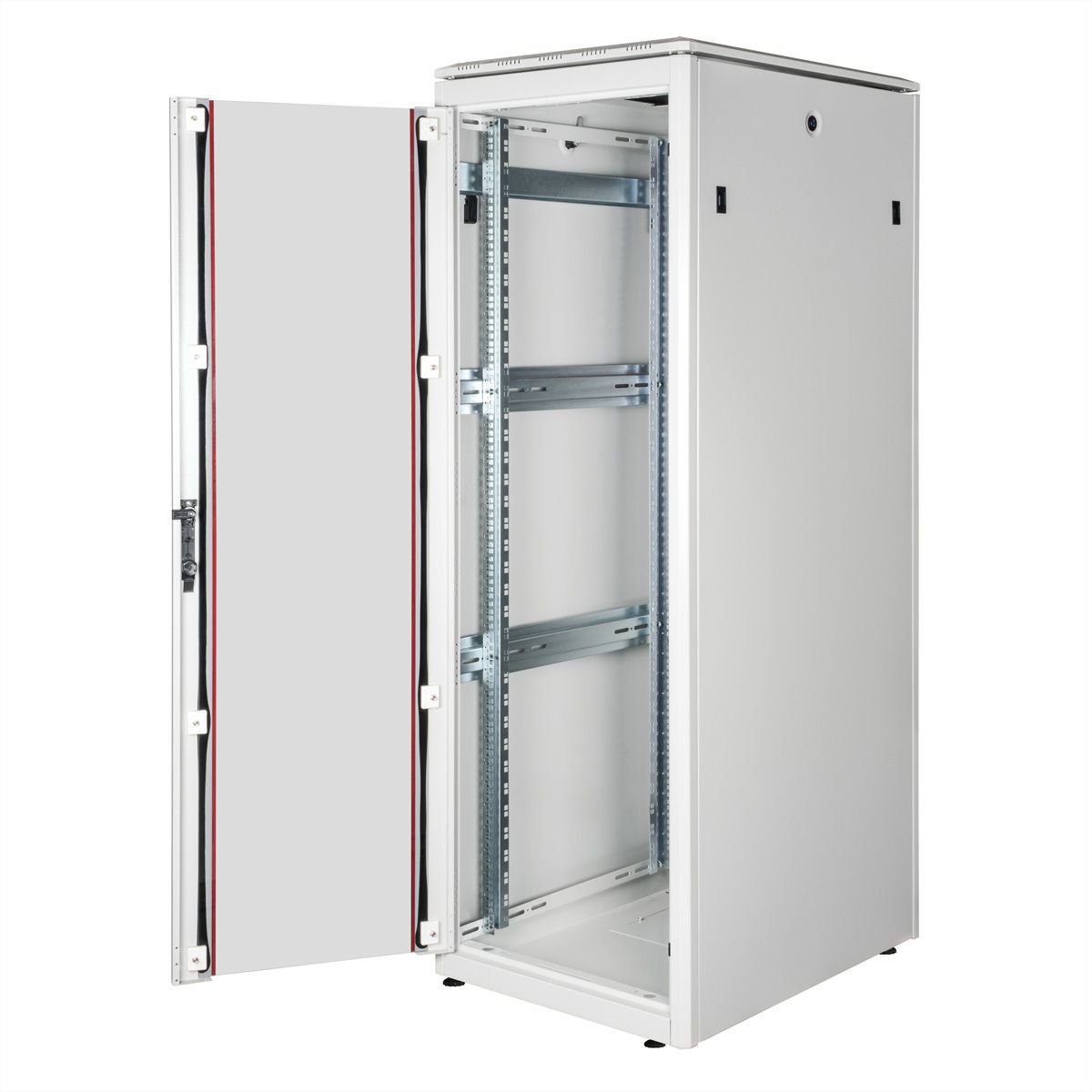 ROLINE 19-Zoll Netzwerkschrank Pro 36 HE, 600x800 BxT Glastür grau