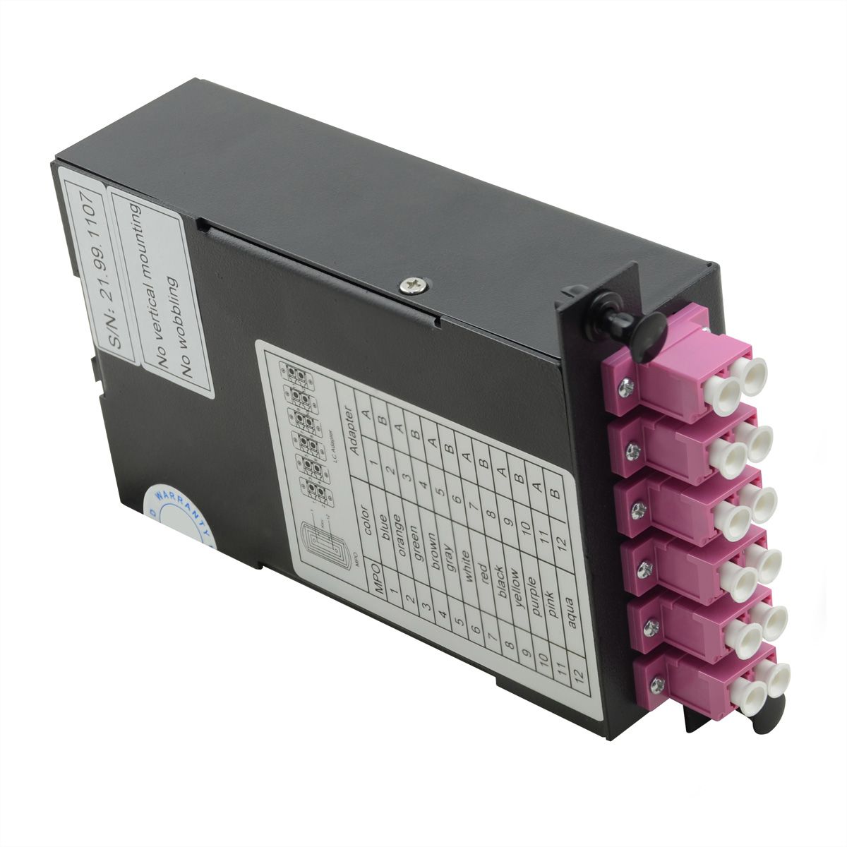 VALUE MPO-Modul, MPO-Stecker / 12x LC-Buchse