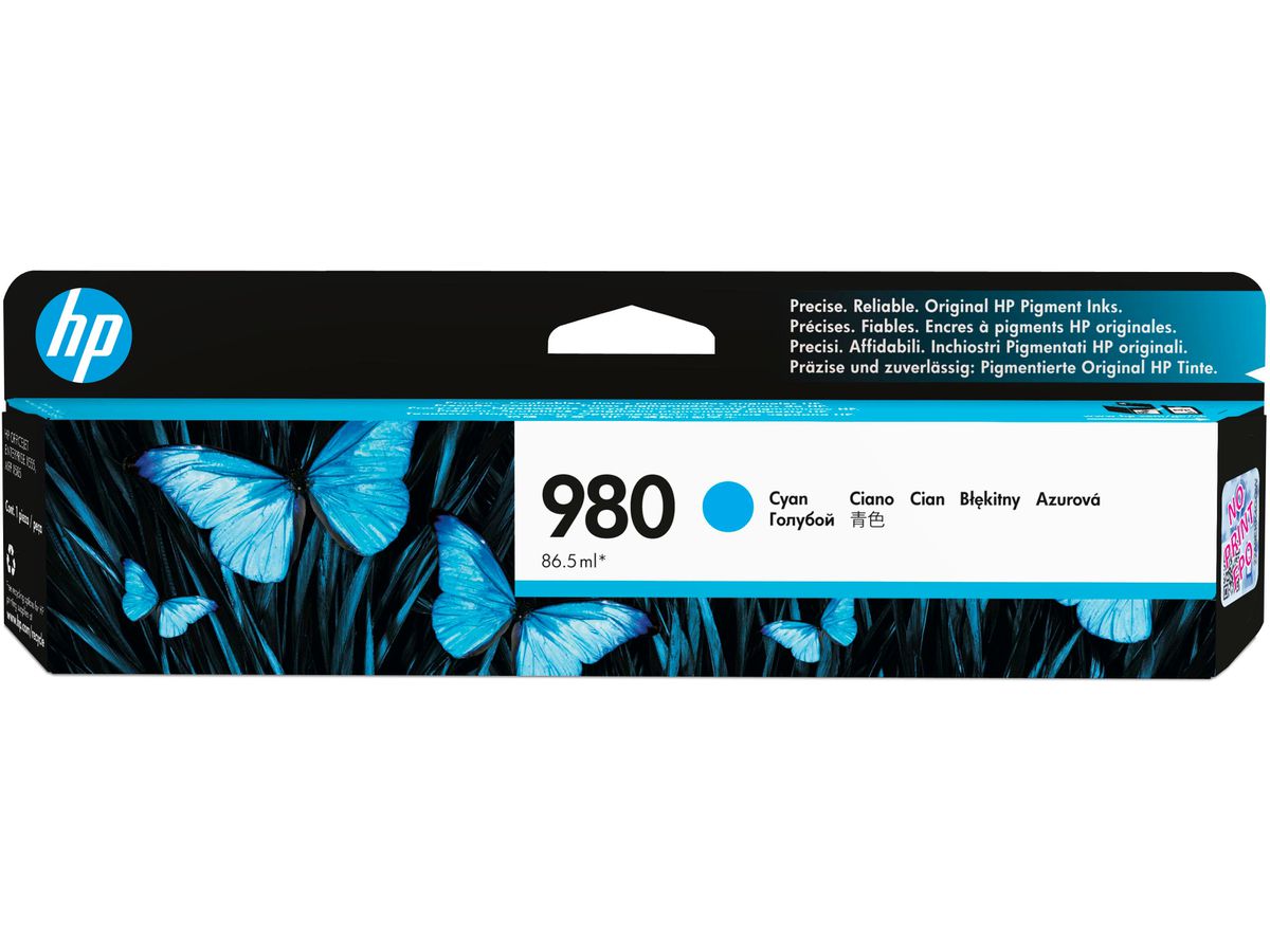HP 980 Cyan Original Druckerpatrone