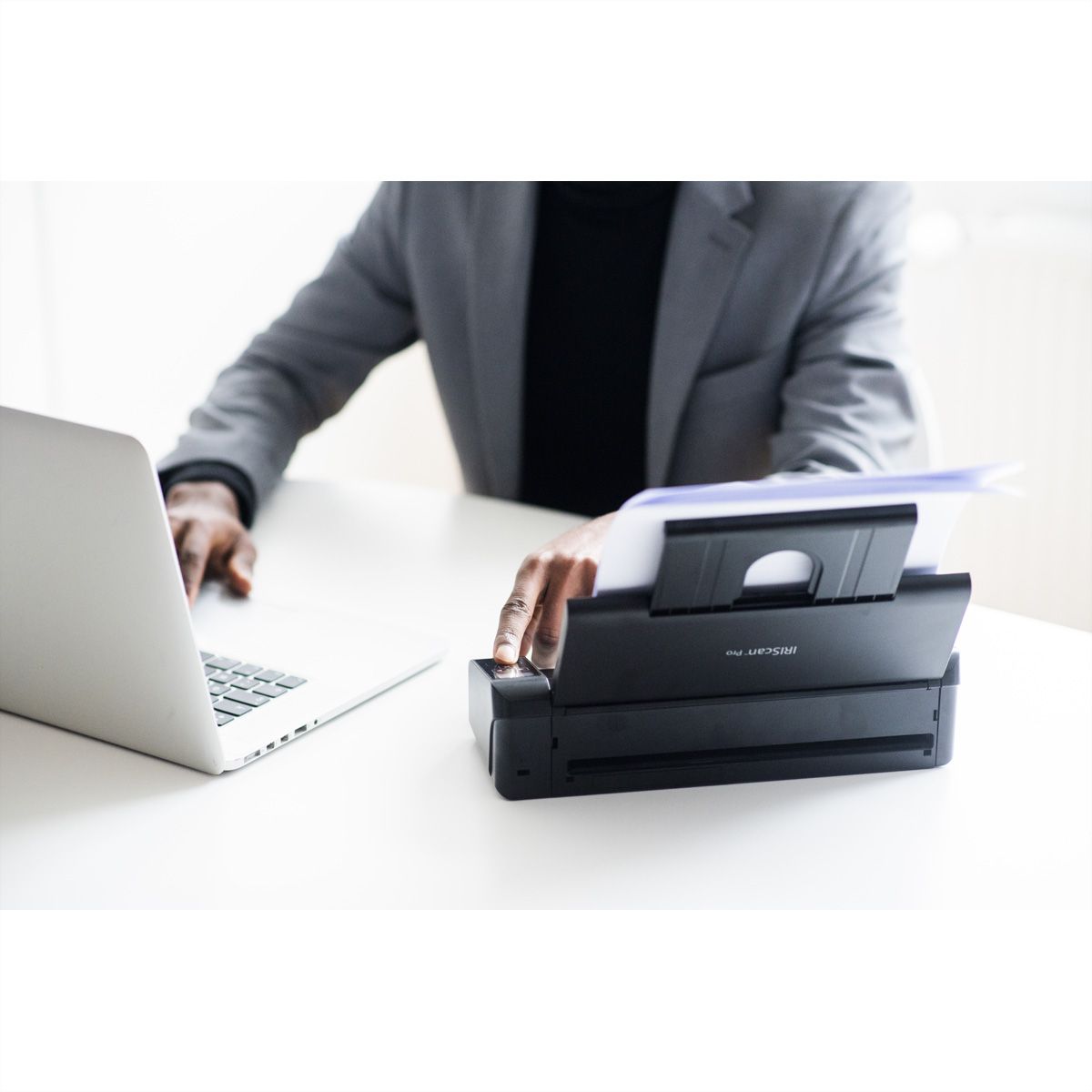 IRISCan Pro 5 23PPM ADF20Pages Dokumentenscanner, Mobiler Scanner mit Mehrfacheinzug