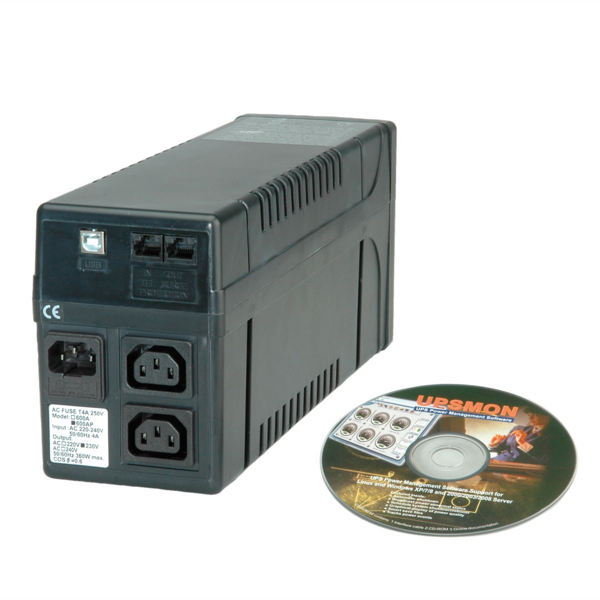 VALUE UPS 400 -  Line Interaktive USV mit USB Port