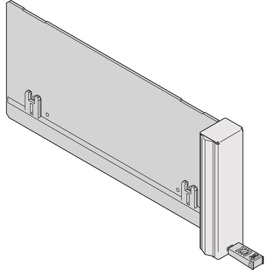 SCHROFF Filler-Modul ECO mit starrem Griff - AMC BLINDMODUL MS S