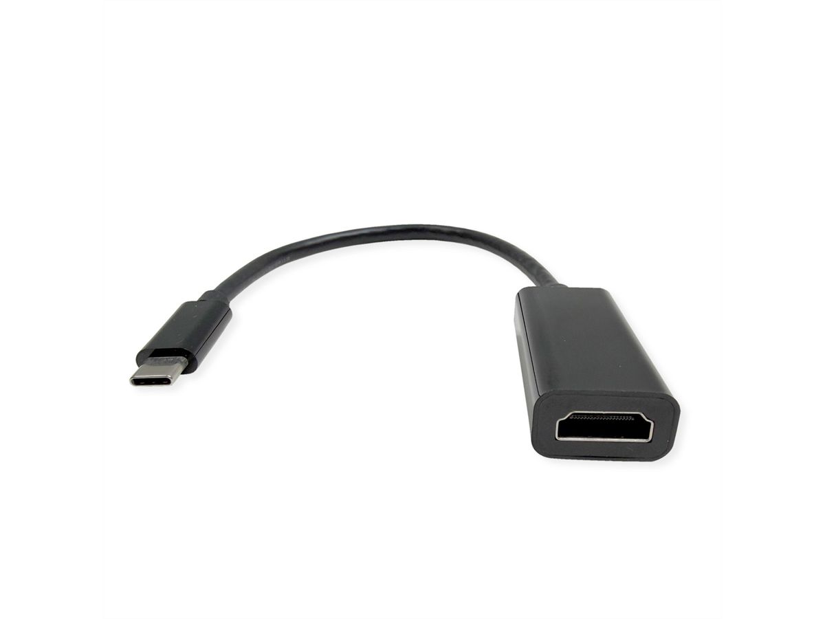 ROLINE Display Adapter USB Typ C - HDMI, ST/BU, 8K60, 0,13 m