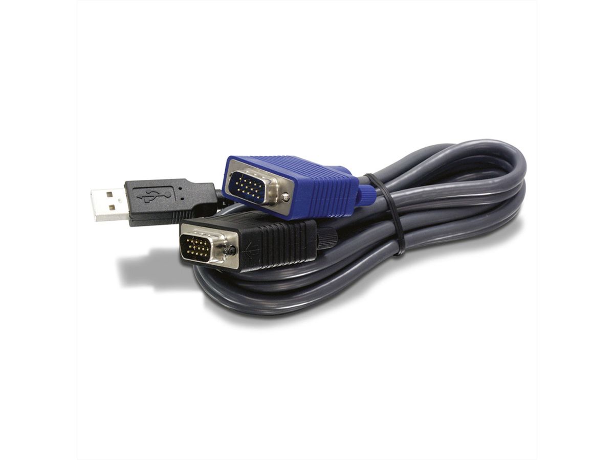 TRENDnet TK-CU15 KVM Kabel 15ft USB/VGA