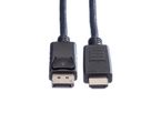 ROLINE DisplayPort Kabel DP - HDTV, ST/ST, schwarz, 2 m