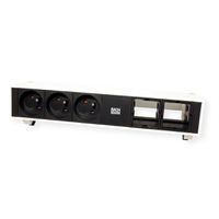 BACHMANN DESK2 3x Schutzkontakt 2x ABD GST18, weiß