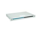 TELEGÄRTNER PROFI V LWL-Panel mit Kupplungen, 12x LC Duplex, blau, OS2
