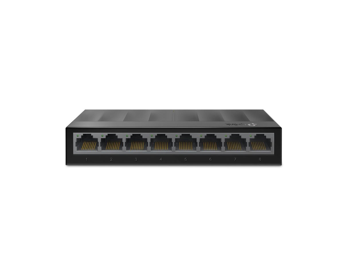 TP-LINK LS1008G Netzwerk-Switch Unmanaged Gigabit Ethernet (10/100/1000) Schwarz