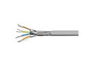 VALUE S/FTP-(PiMF-)Kabel, Kat.8 (Class I), Massivdraht, AWG22, LSOH, grau, 100 m