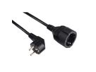 BACHMANN Extension cable, Schutzkontakt 230V 2m schwarz