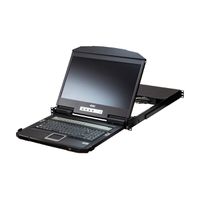 ATEN CL3884NW 4-Port Multi-View Dual Rail WideSceen LCD KVM, CH-Layout