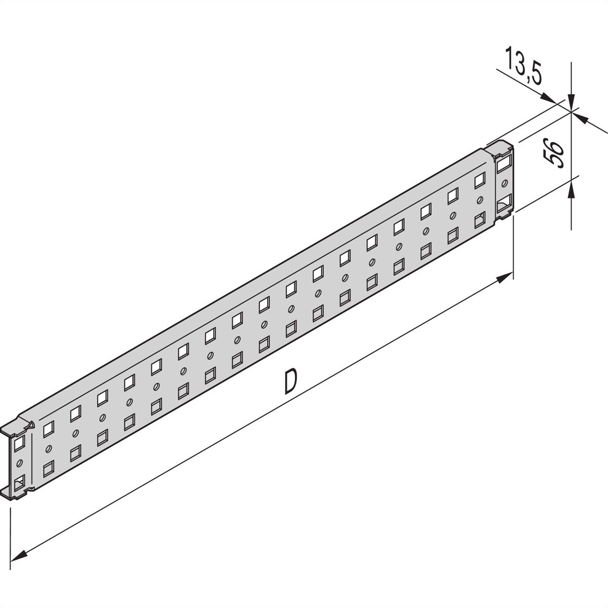 SCHROFF NOVASTAR TIEFENSTREBEN 800T ALZN 2ST