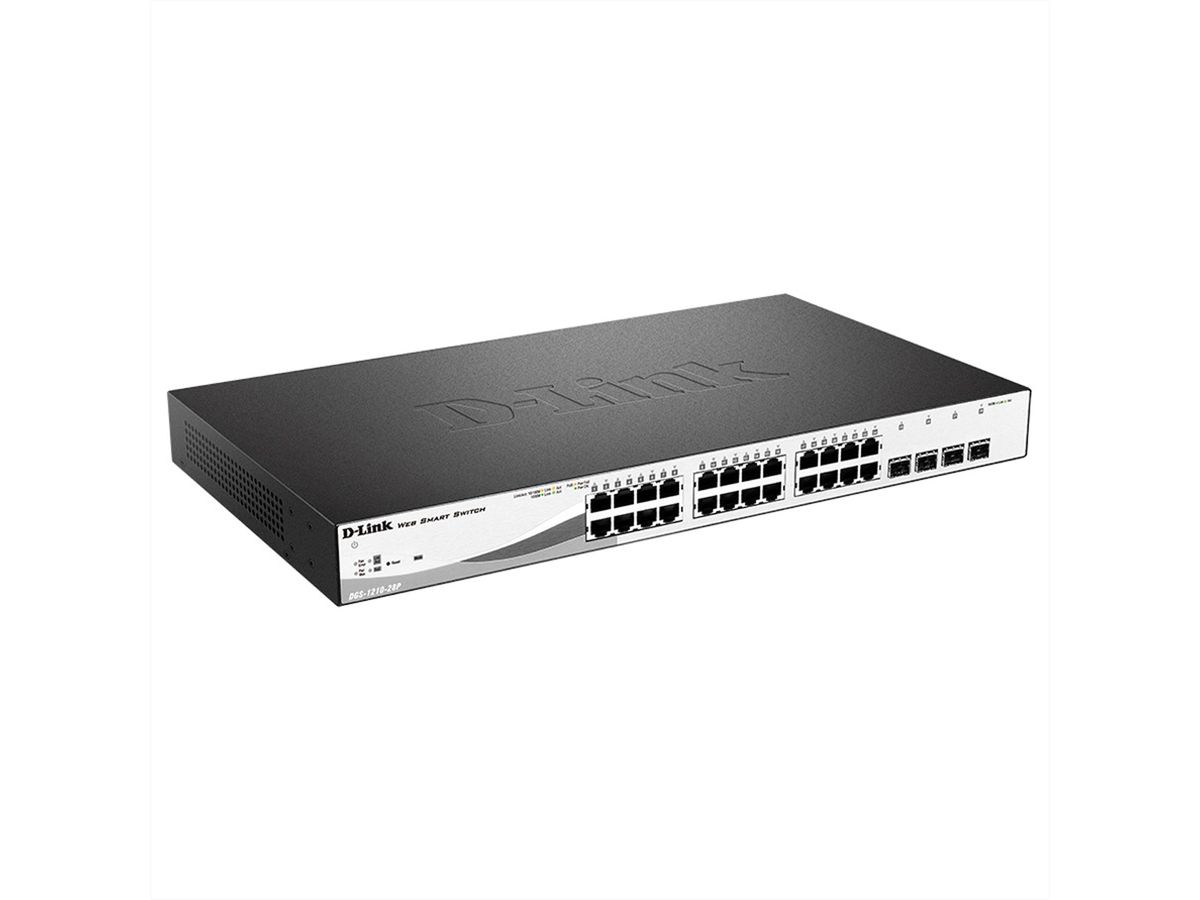 D-Link DGS-1210-28P 28-Port Layer2 PoE Gigabit Smart Managed Switch