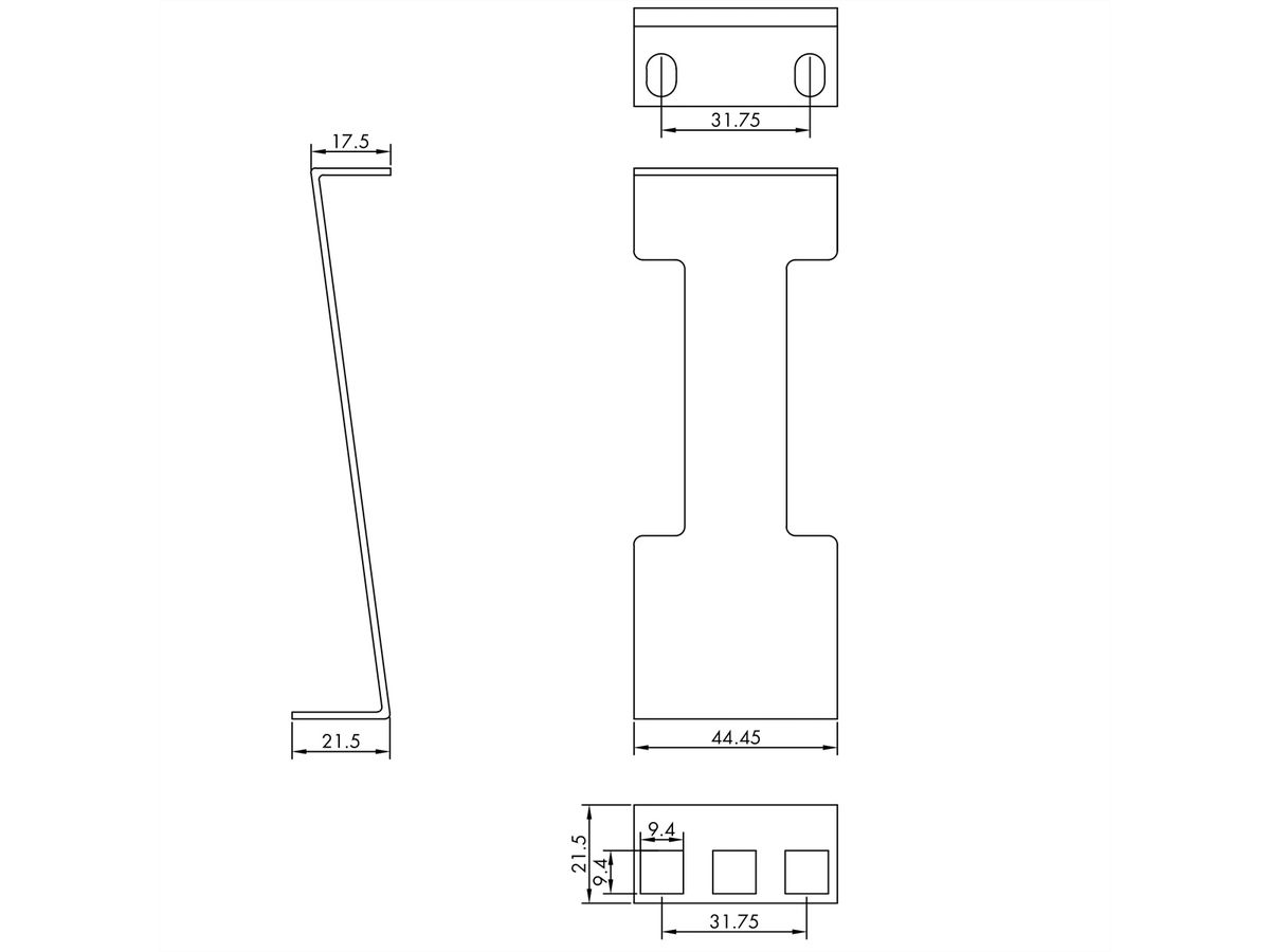 VALUE 19"-Schrank Tiefenerweiterung, 151,5mm, 1HE