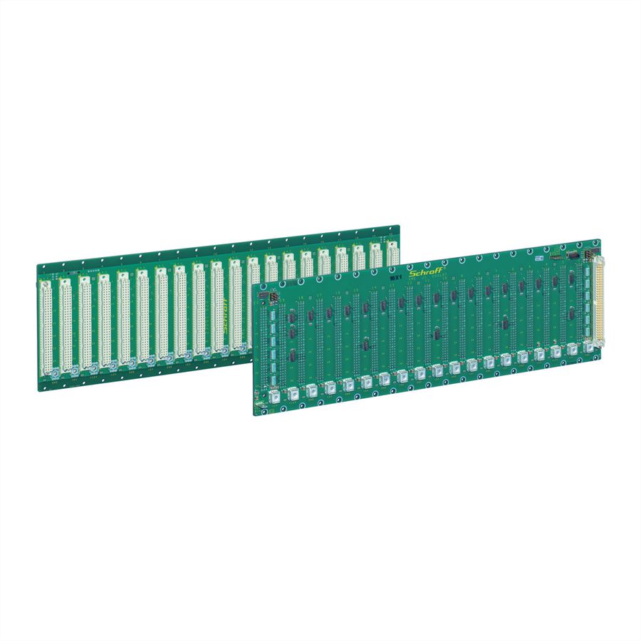 SCHROFF BUSPLATINE 10SLOT VME J1 EDC