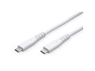 VALUE USB 3.2 Gen 2 kompatibles Kabel, C-C, ST/ST, 10Gbit/s, Emark, 60W, weiß, 3 m