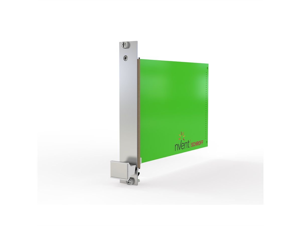SCHROFF Steckbaugruppen mit Aushebegriff in Trapezform - Frontplatte, U-Profil, geschirmt - STECKBAUGR.HF TR-GR 3HE 4TE