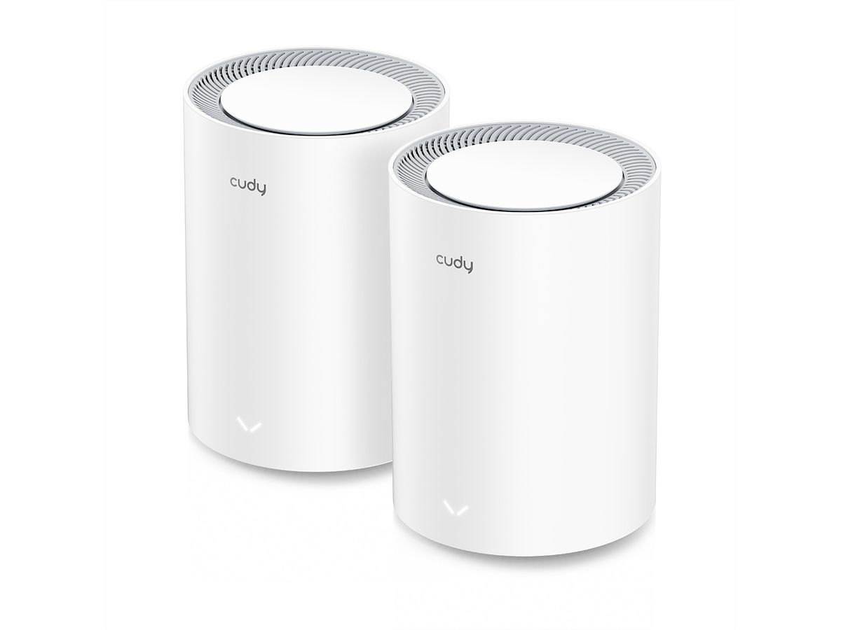 CUDY M3000 AX3000 Wi-Fi 6 Mesh  2.5G 2er-Pack