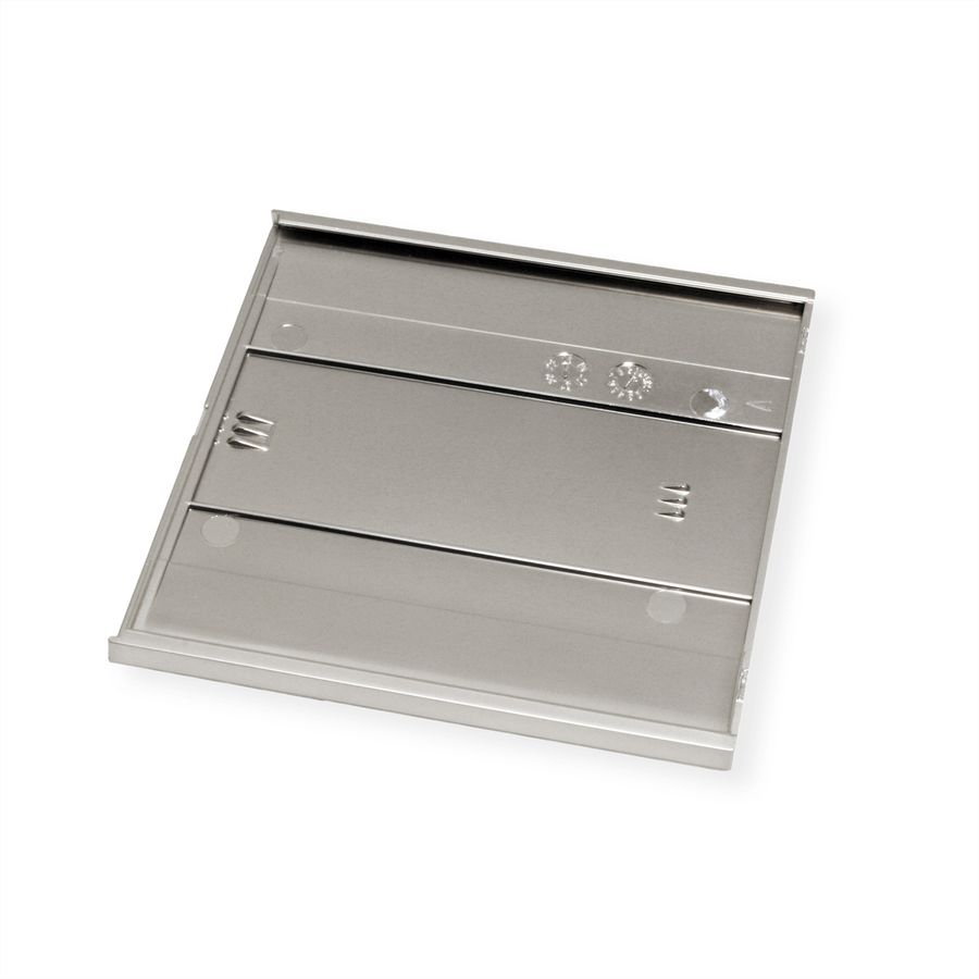 BACHMANN DUE 2x Deckel Edelstahl-Optik