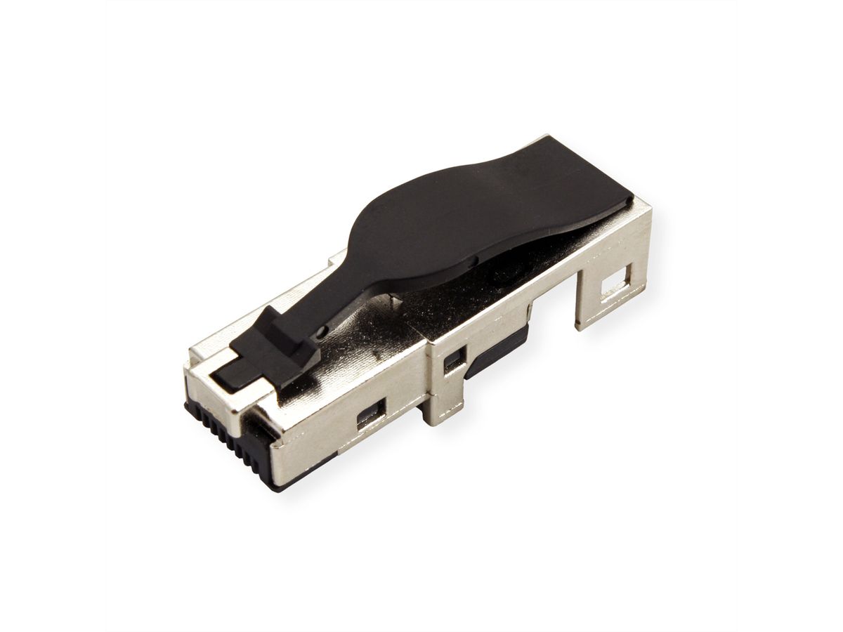 METZ CONNECT E-DAT Industrie IP20, feldkonfektionierbarer RJ45-Stecker, schwarz